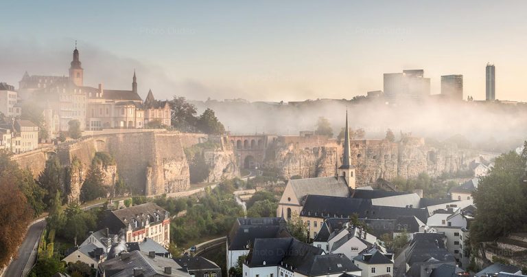 Photographer Luxembourg city postcard