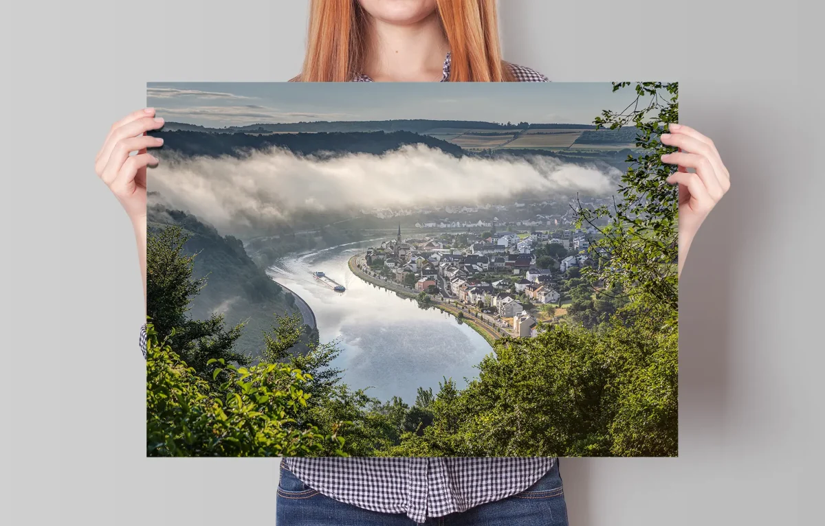 Machtum Moselle Luxembourg Poster