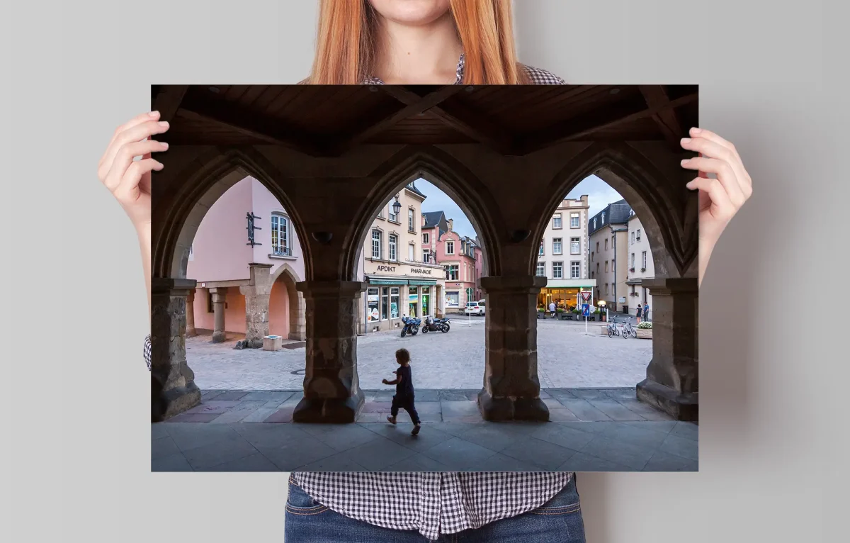 Echternach-Luxembourg-street-poster