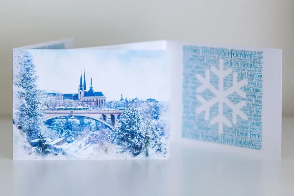 luxembourg carte de vœux bonnes vacances intérieur