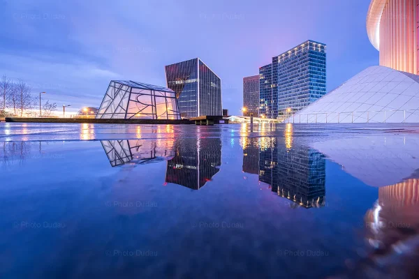 8546-L-VIO-4565-Luxembourg-Kirchberg-business-quarter-night Luxembourg-Kirchberg-business-quarter-night