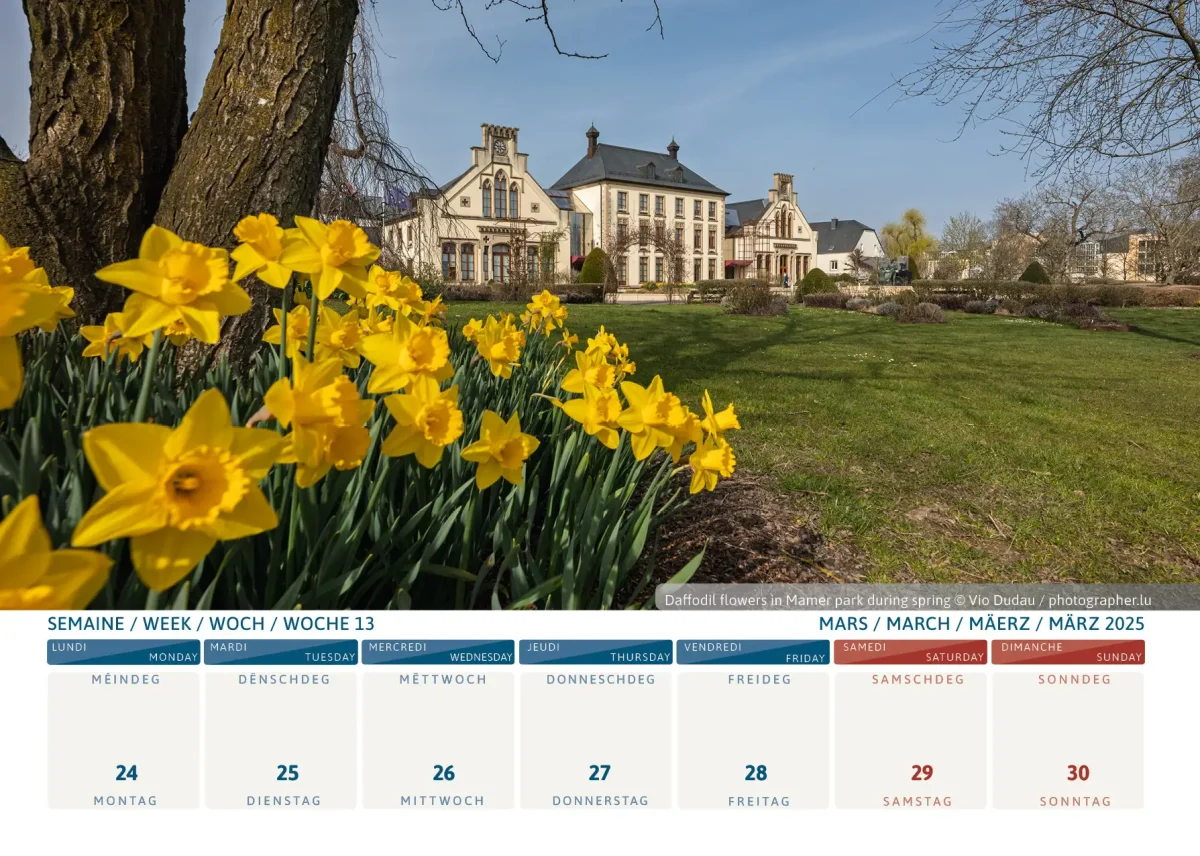 Calendrier Luxembourg 2025 Mamer Calendrier Luxembourg 2025 Mamer
