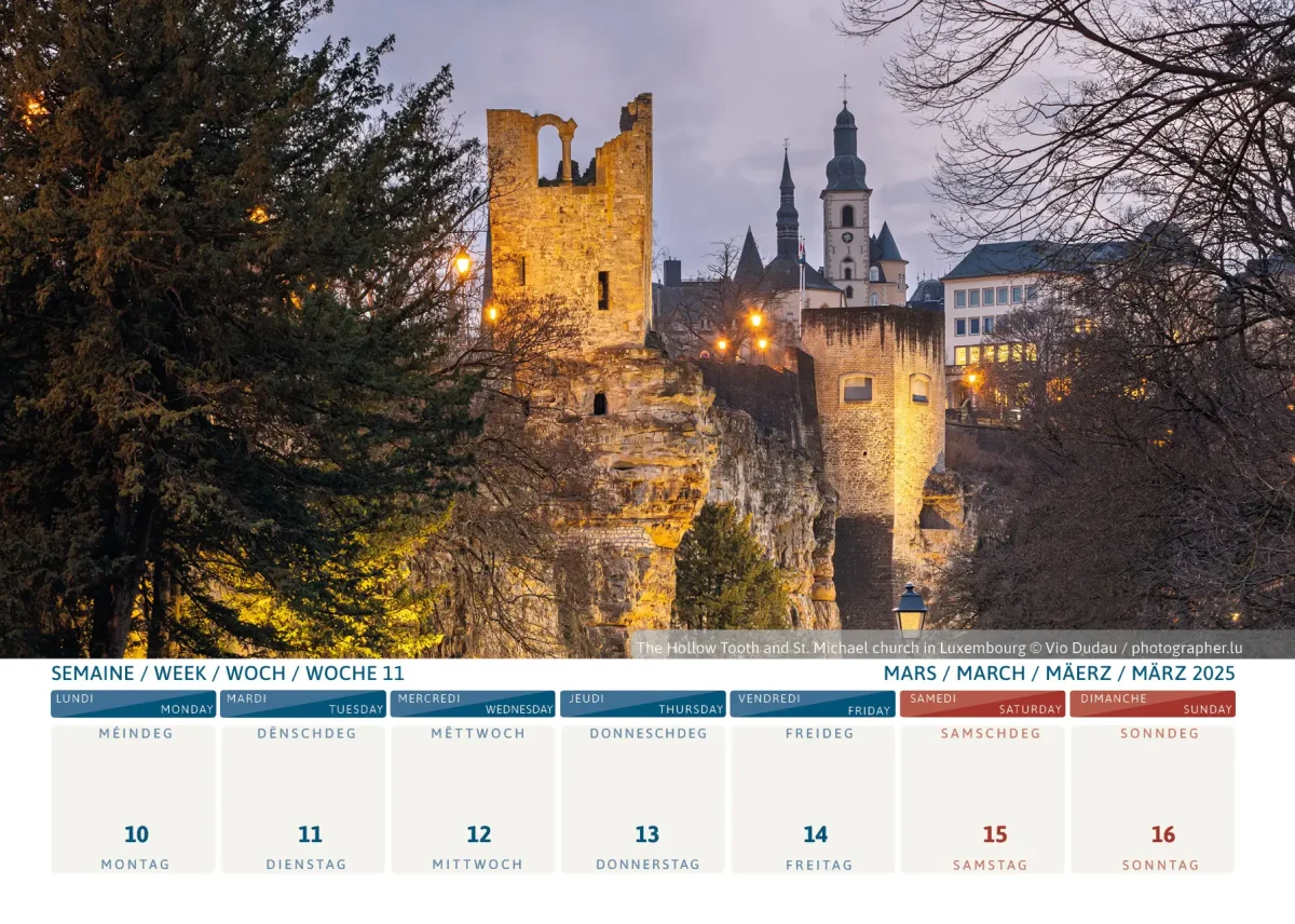 Luxembourg 2025 Calendar Luxembourg Calendar 2025